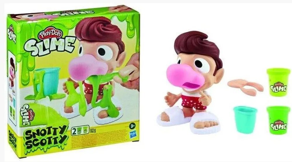 Подарочный набор игрушек Play-Doh Сопливый Скотти - возможно, родители будут не так довольны, но дети повеселятся от души.