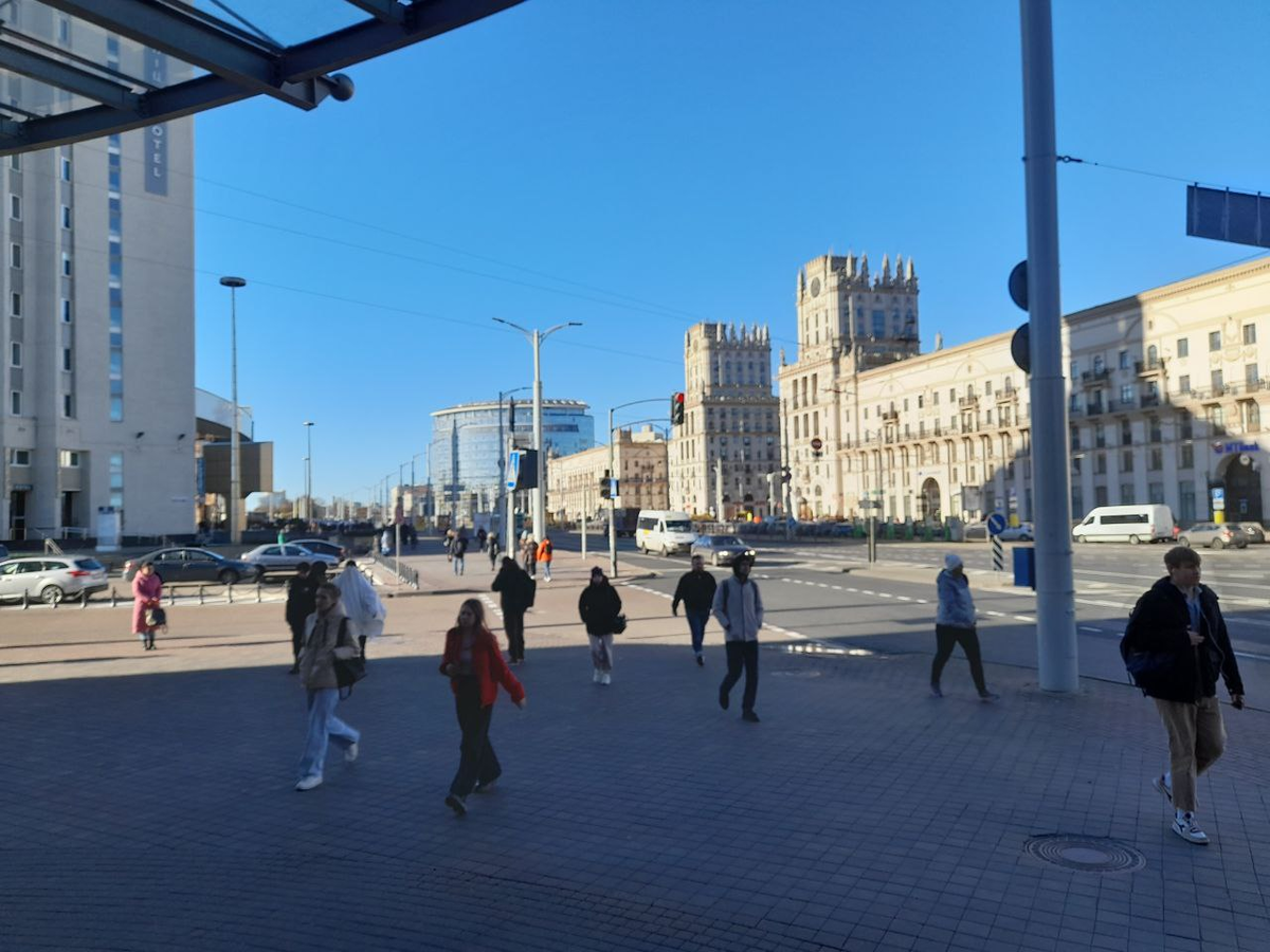 Вот так встречает Минск