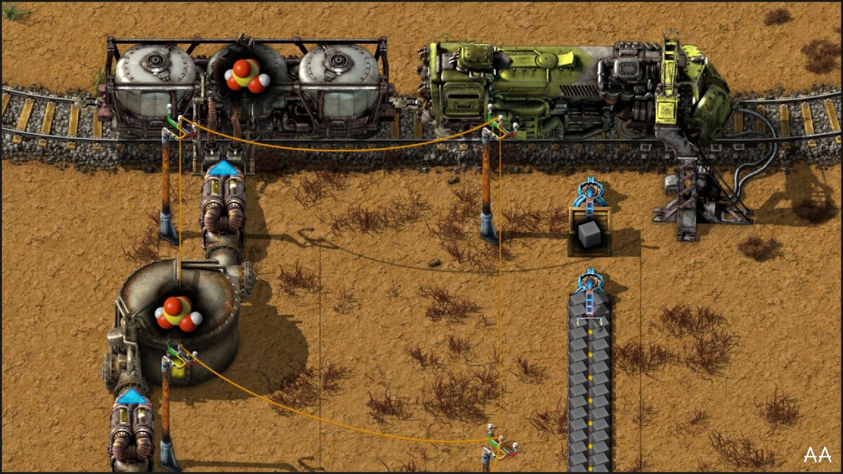 1. За основу взята ж/д станция погрузки серной кислоты.