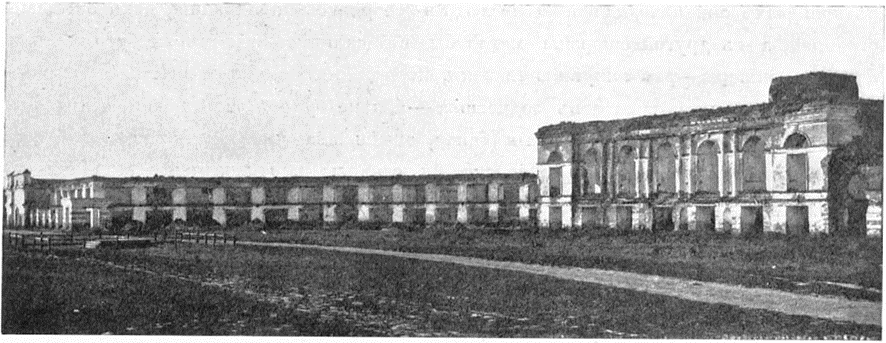 Слобода Коренная Пустынь (современное местечко Свобода). Развалины Ярмарочного дома Гостиного двора. Период создания: начало XX в.