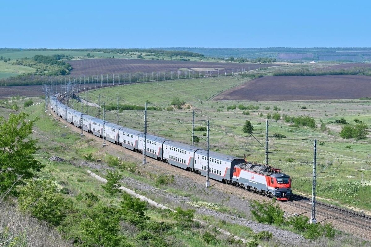 Поезд // Фото со страницы компании «Гранд Сервис Экспресс» в ВКонтакте