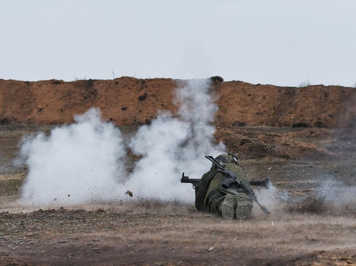    Новоприбывшее на Запорожское направление пополнение ВС РФ проходит обучение на полигоне в зоне СВО© РИА Новости . Константин Михальчевский