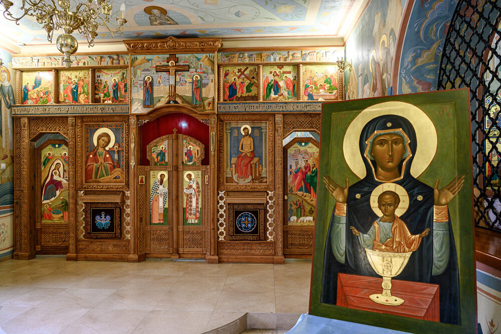 Иконостас, иконопись, росписи - работа мастерской "Палехский иконостас"