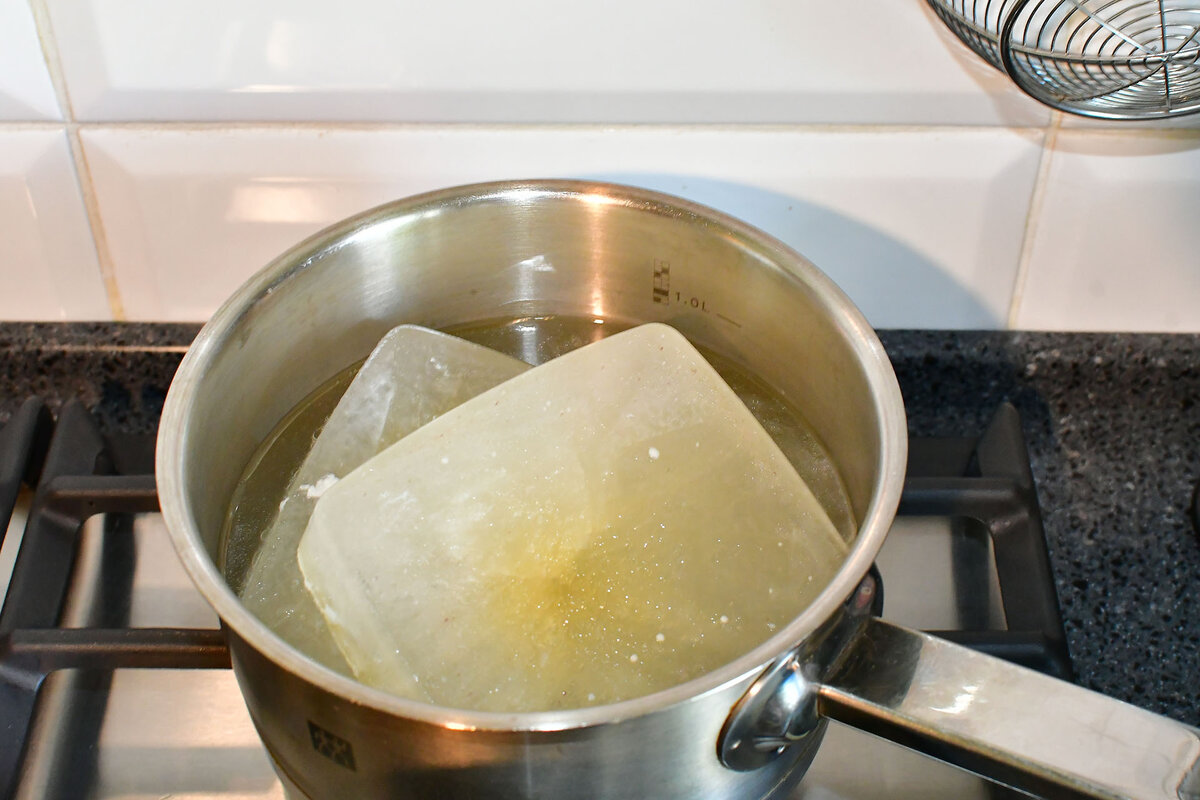 Приготовление супа из замороженного куриного бульона