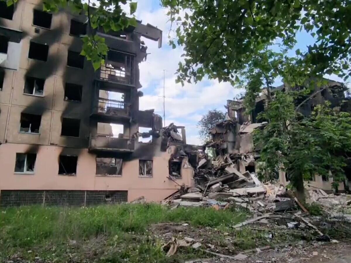    Обстановка в освобожденном населенном пункте Стрелечья в Харьковской области© РИА Новости