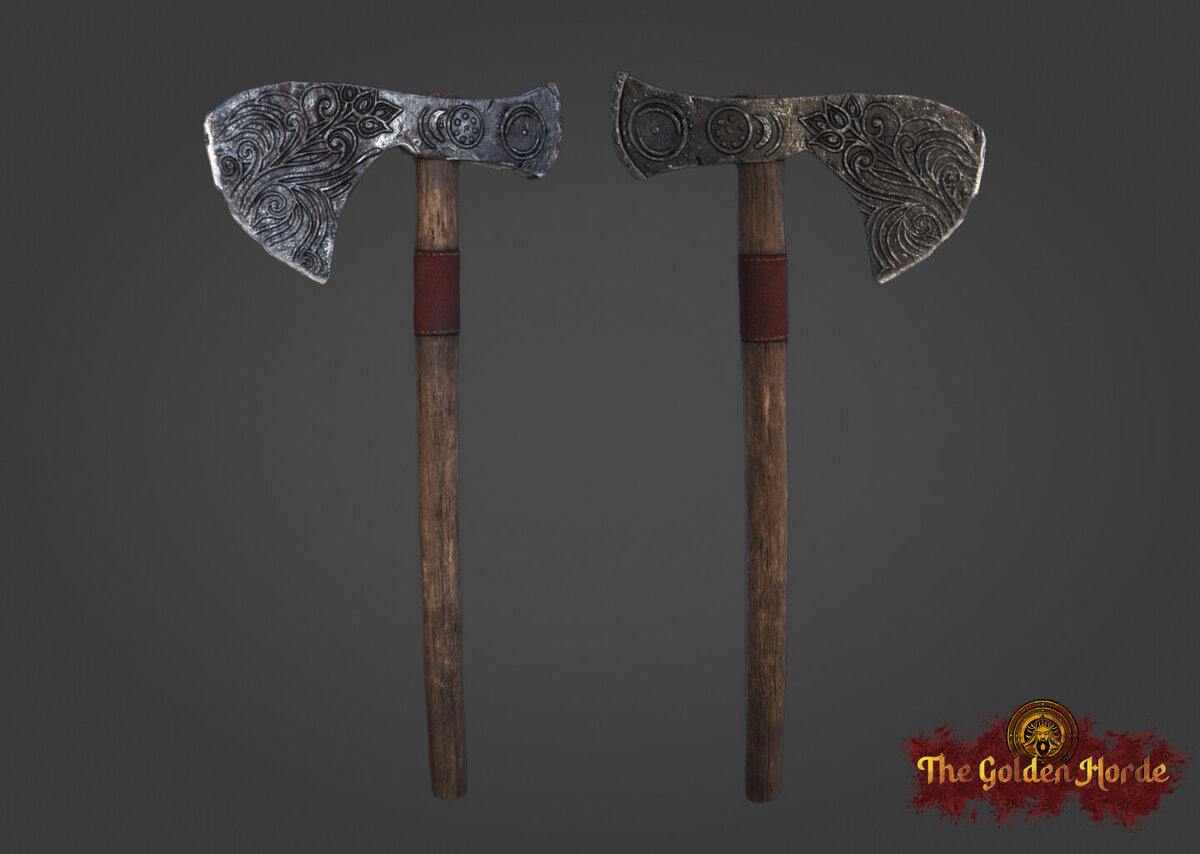  Данные работы были выполнены  нашим замечательным 3D-художником Яной Бирюковой для грядущей игры на движке Unreal Engine 5 - The Golden Horde.