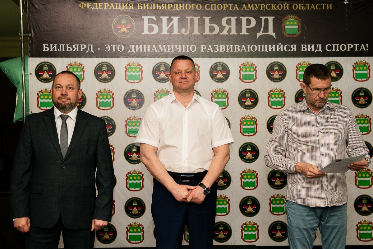 На фото (слева направо): С.М. Фадеев, Е.Г. Федоров, главный судья соревнований Андрей Малько.