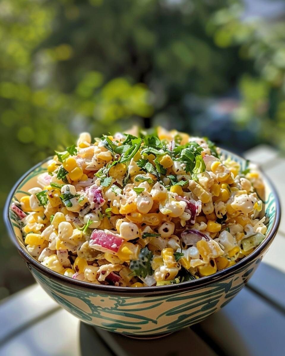 Мексиканский Салат Из Жареной Кукурузы