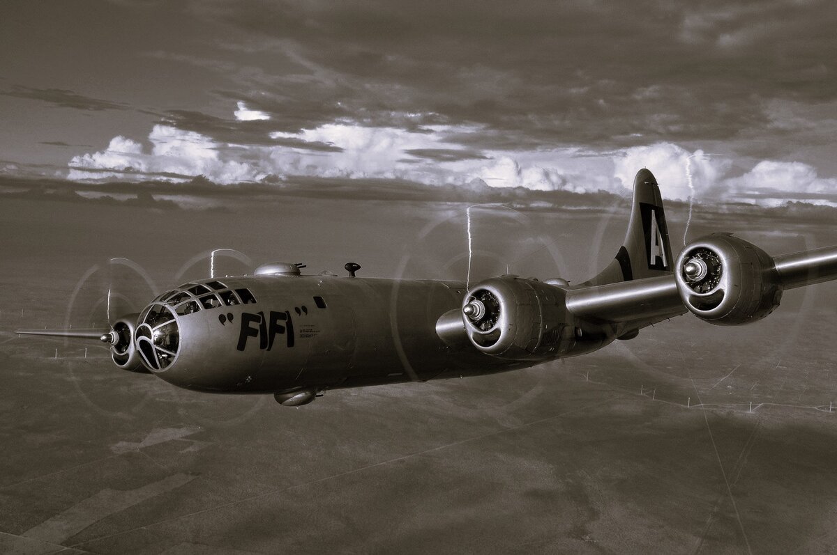 B-29 Superfortress. Фото в свободном доступе.