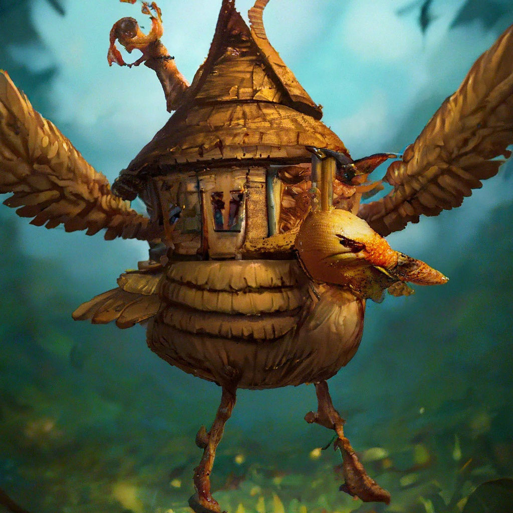 якобы избушка в лесу