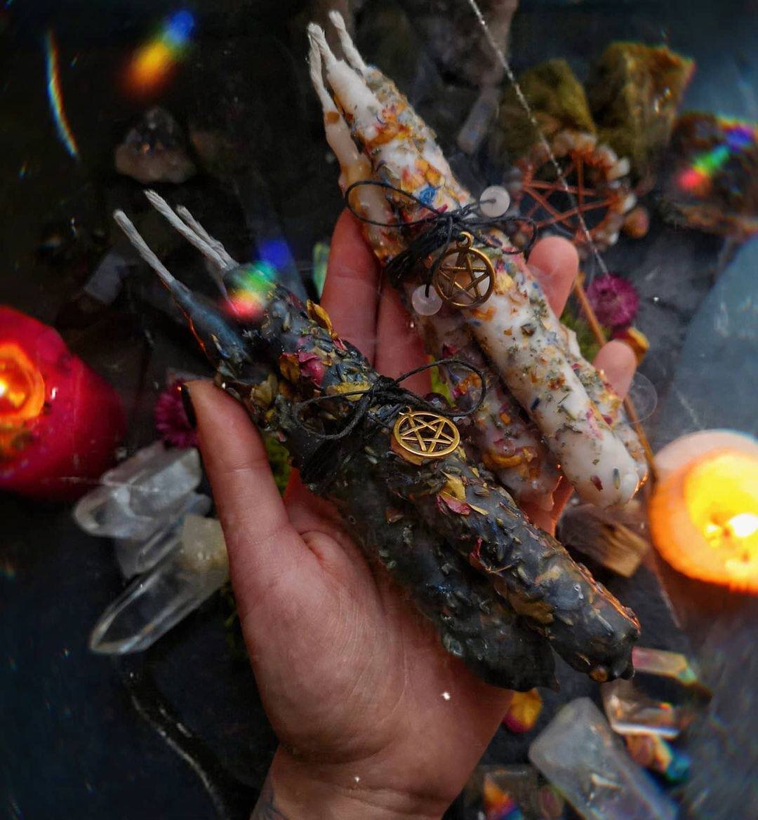    Свечи для ритуалов должны быть сделаны из натурального воска@moon.magician_