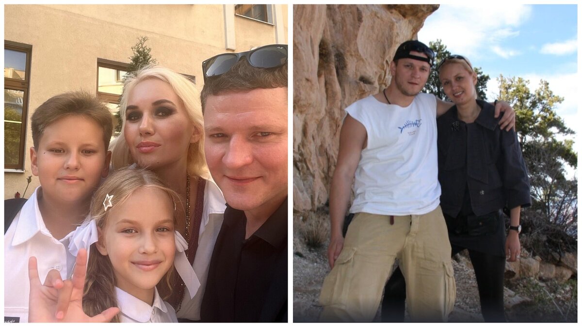 Семейство Жарковых. Сергей Жарков с женой на отдыхе