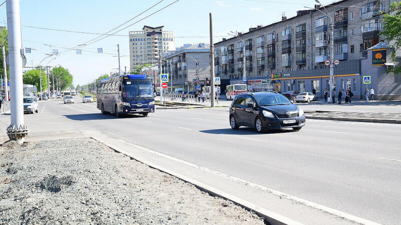     Работы на путепроводе по пр.Ленина. barnaul.org