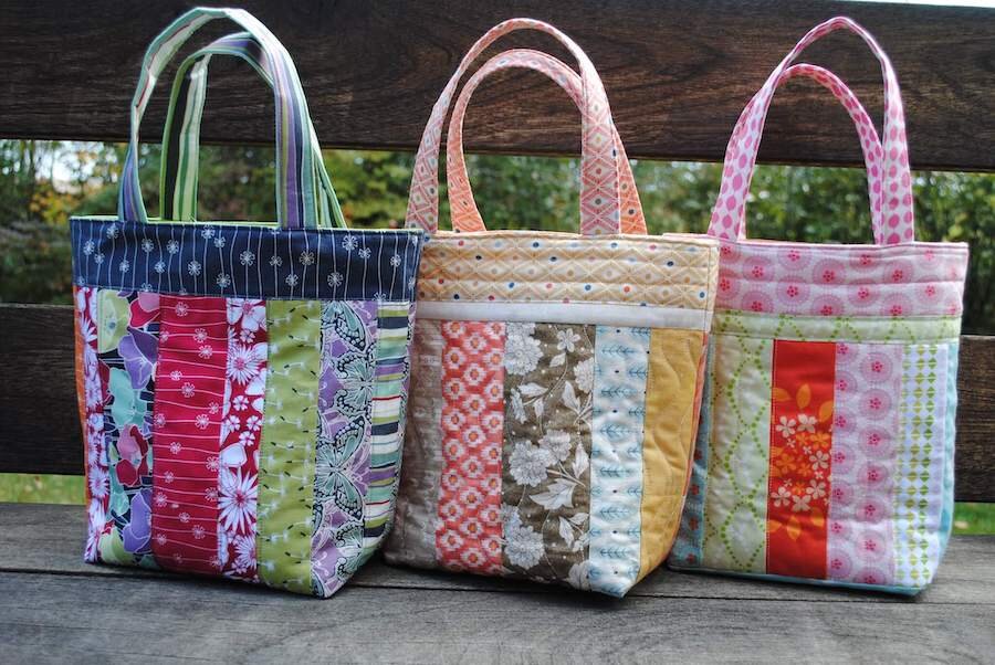 Quilting Patchwork Bag Tutorial. | Patchwork bags, Quilted bag, Tote bags sewing