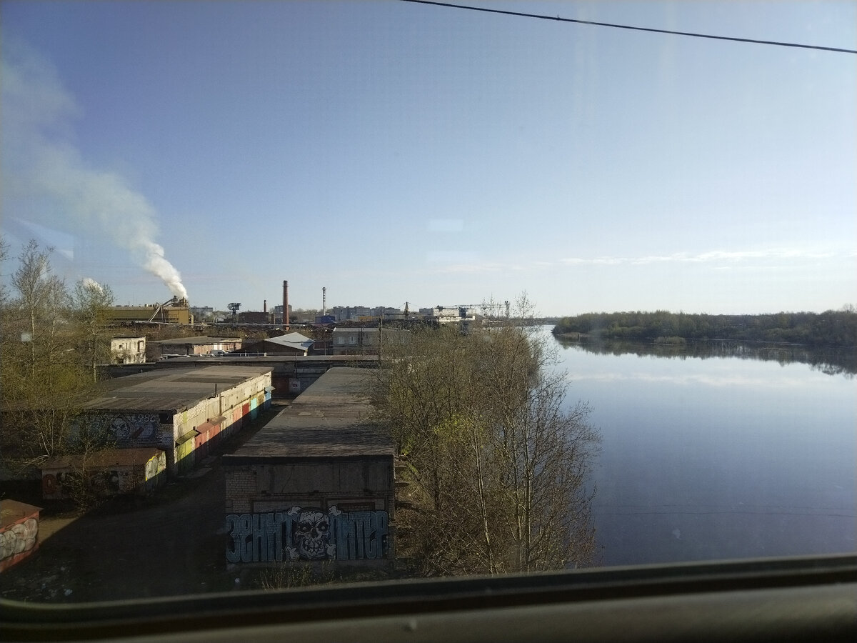 Вид из поезда в Череповец
