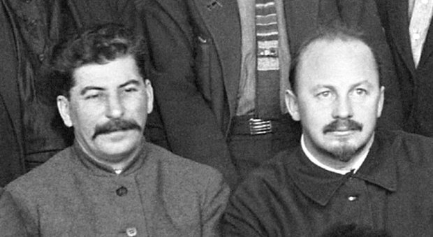 Сталин с Бухариным