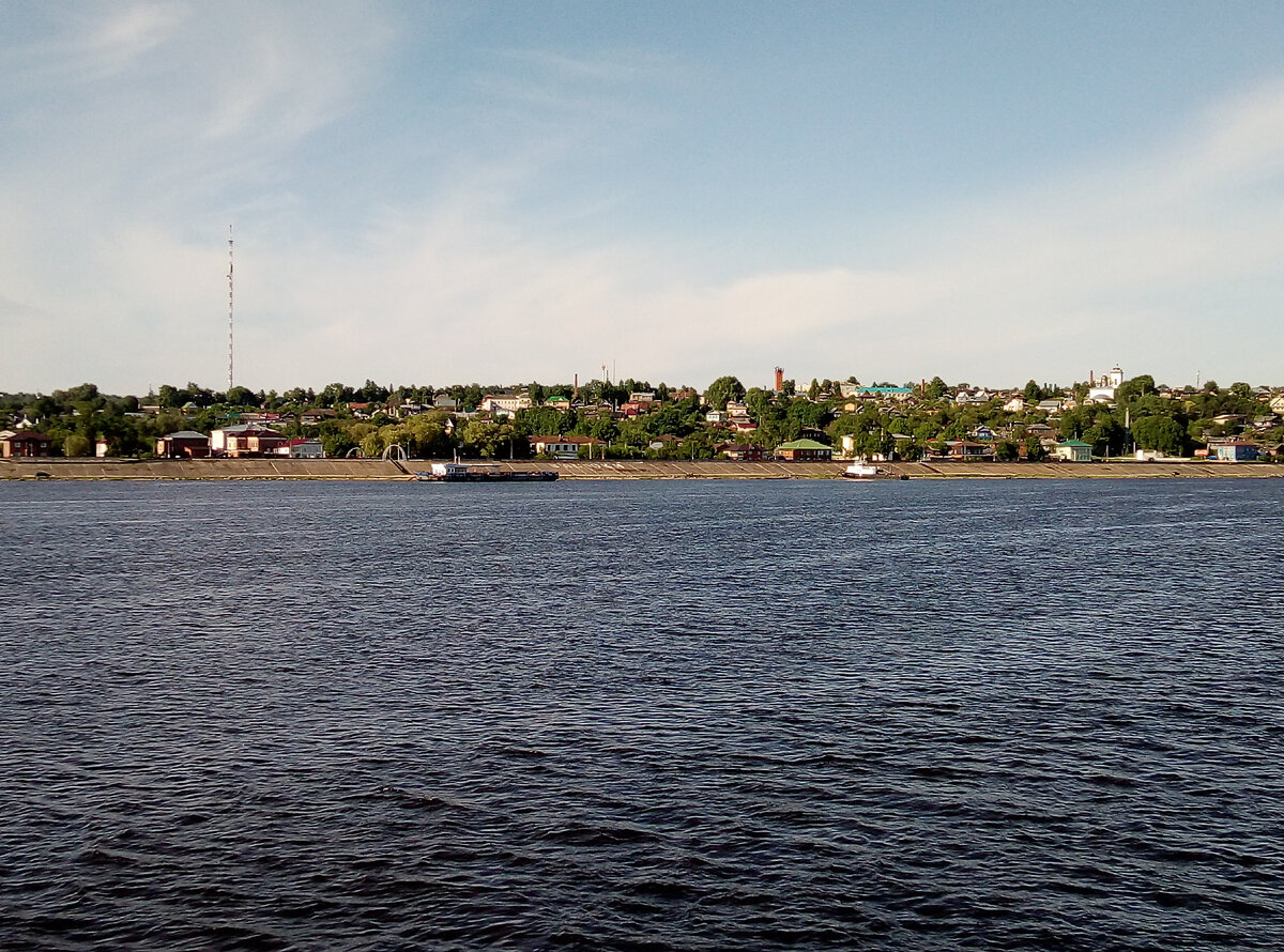 Козьмодемьянск - вид с Волги.