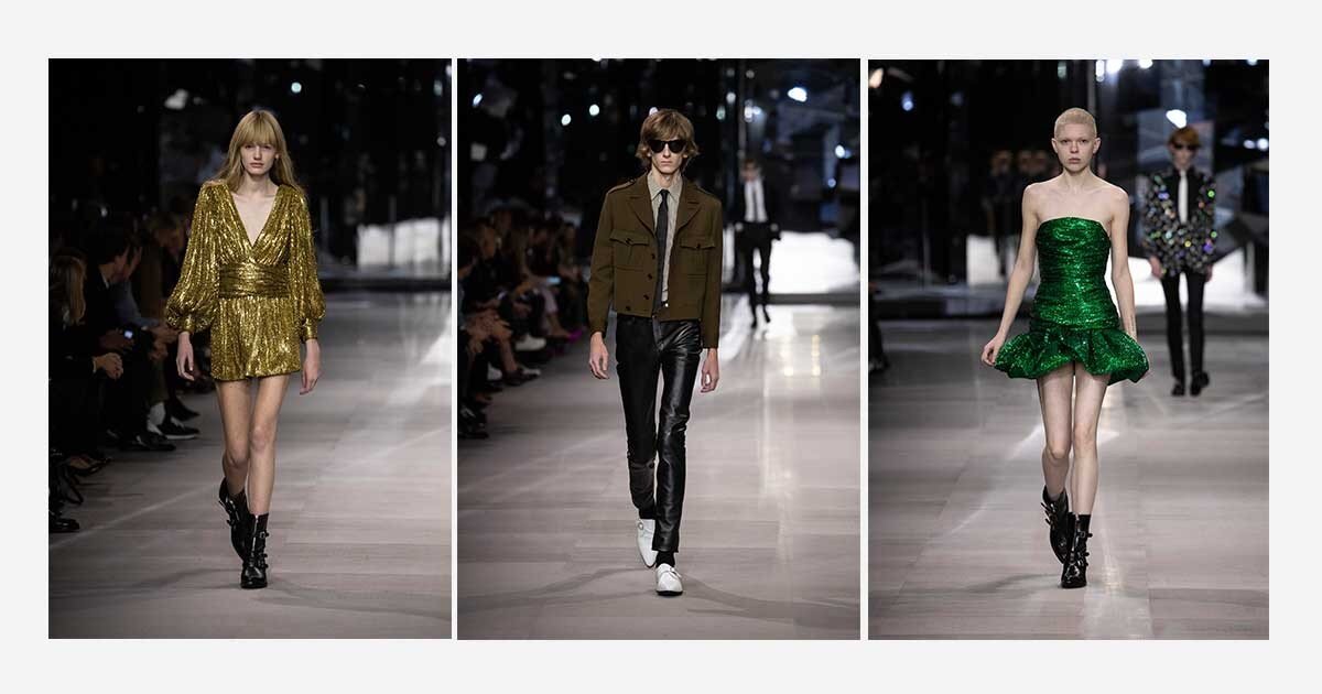 Первая коллекция Эди Слимана для Сeline SS 2019