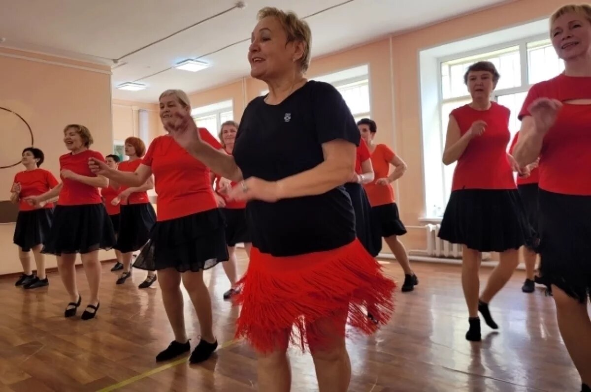    Занятия Татьяны проходят весело и с задором.