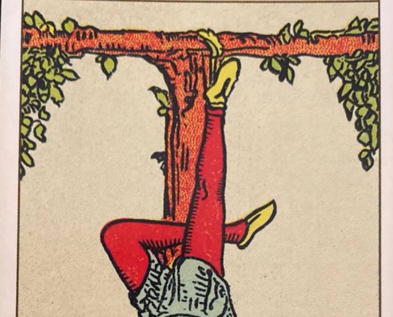 «Повешенный», Таро Рейдера–Уэйта. Элемент.