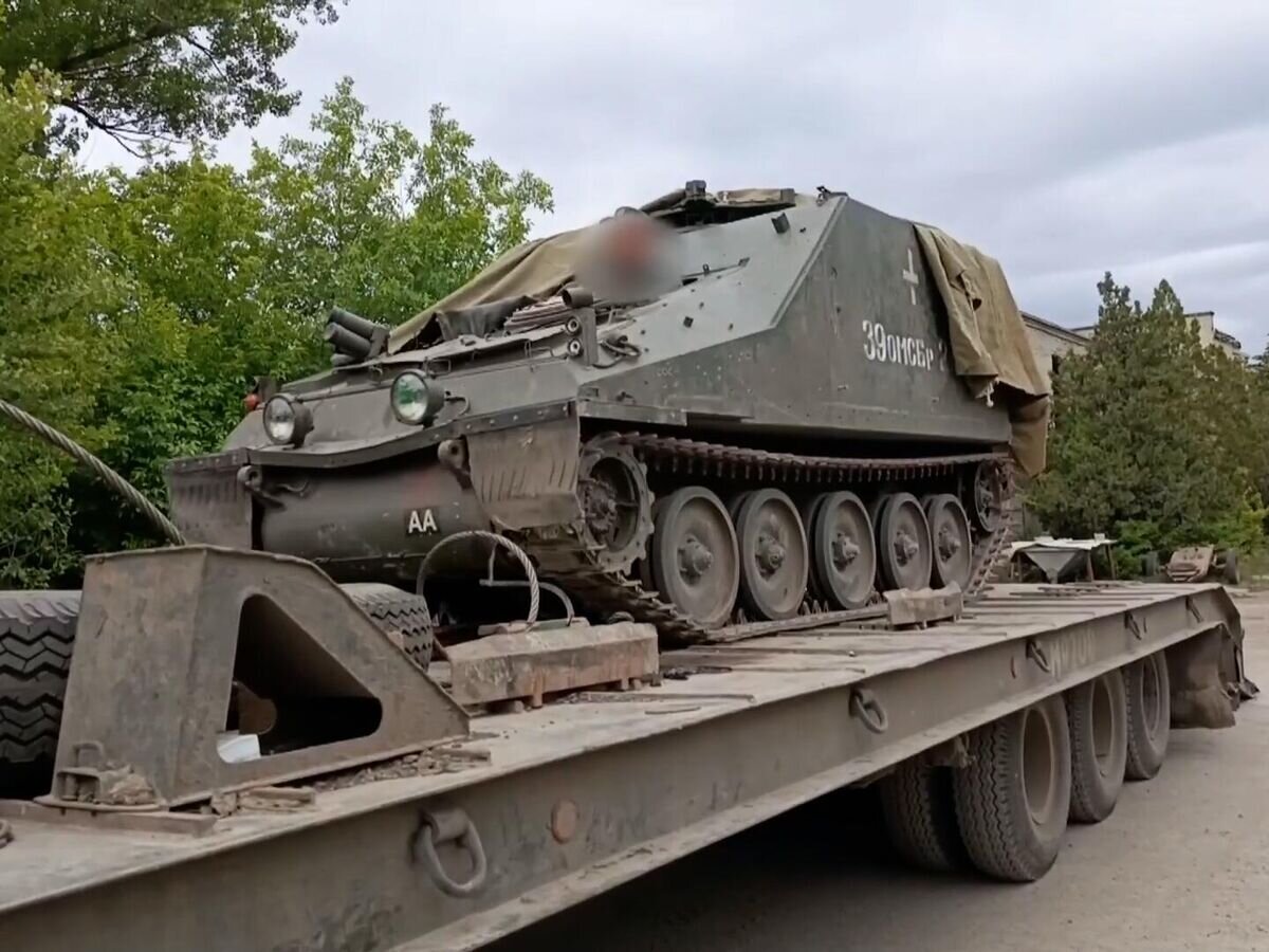    Захваченная британская машина FV104 Samaritan© Министерство обороны РФ