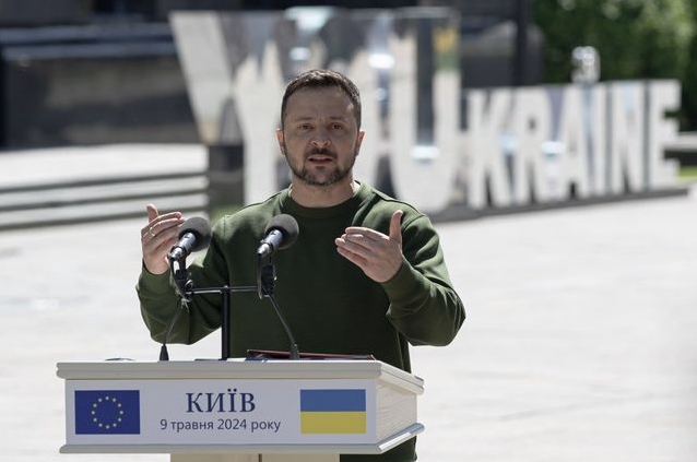 Президент Украины Владимир Зеленский © ANDREW KRAVCHENKO/BLOOMBERG NEWS