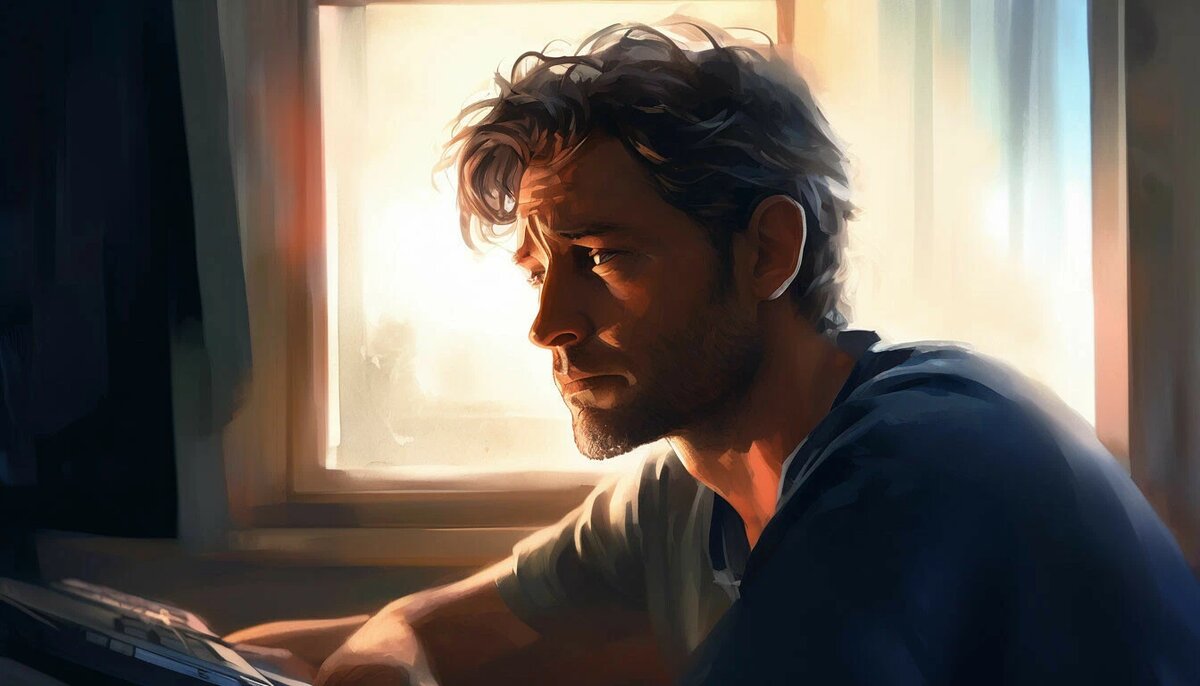 У него до сих пор фото умершей супруги на рабочем столе