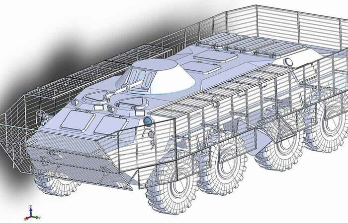 Чертеж стальной решетки / Фото: ebay.com