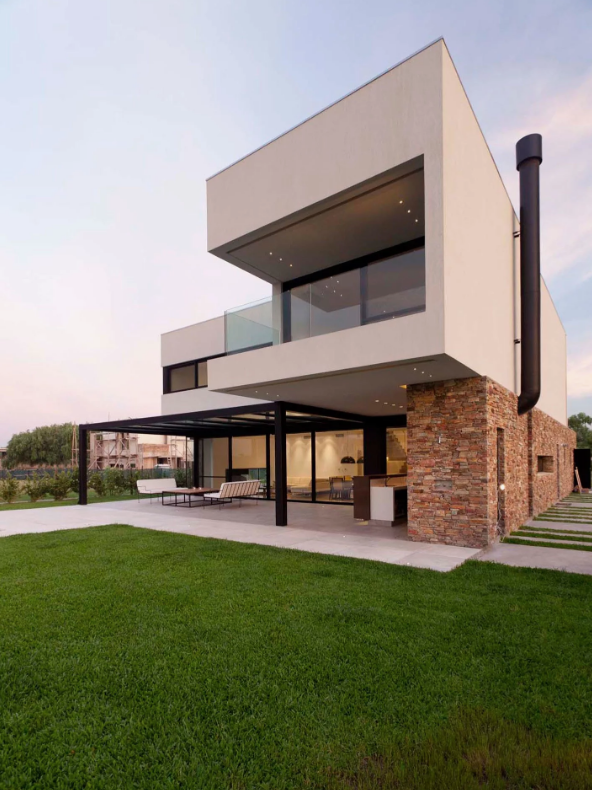 Фото загородного дома в современном стиле. Яндекс картинки.