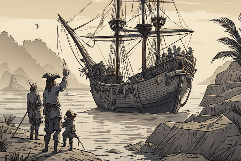 пиратский корабль