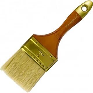 Плоская малярная кисть средней ширины