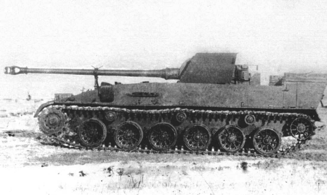 СУ-100П во время повторных государственных испытаний в 1952 году