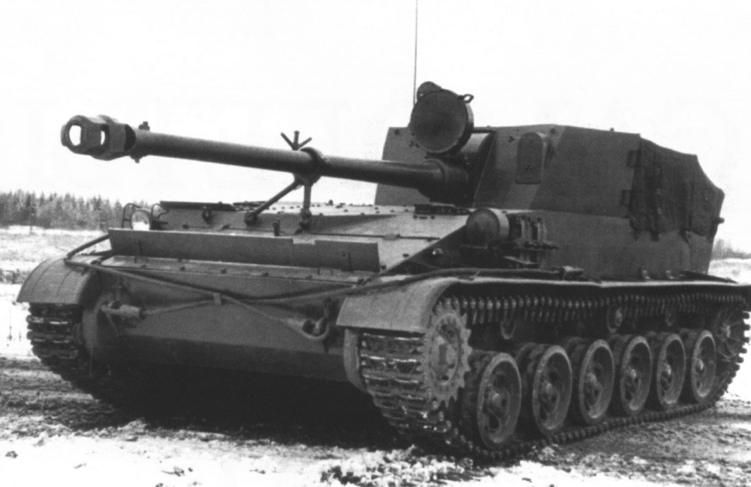 Улучшенная СУ-100ПМ приборами ночного видения и другими улучшениями