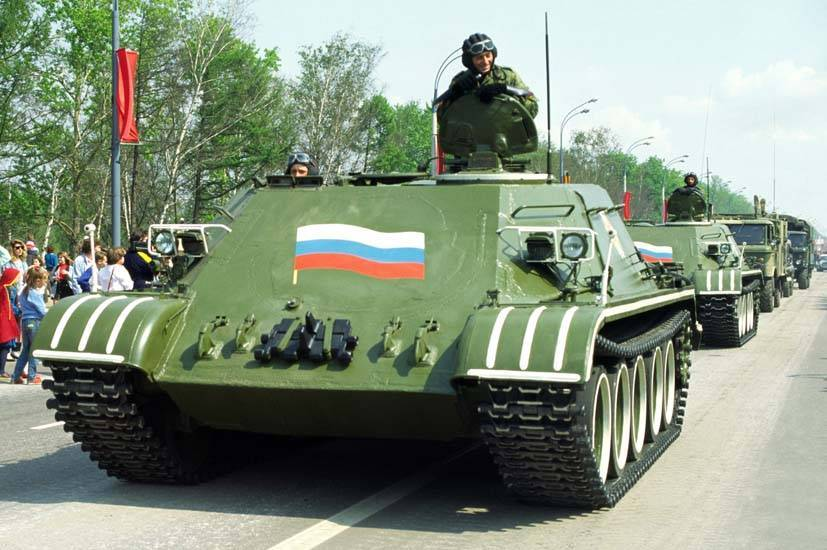 ТОП на параде 9 мая 1995 года на Поклонной горе