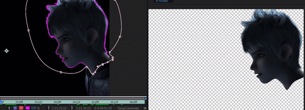 Готовый результат маски головы Джека.