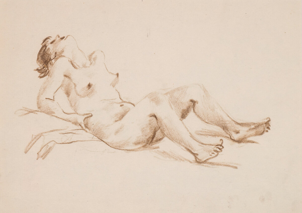 Александр Дейнека. Обнаженная, 1950-е гг.