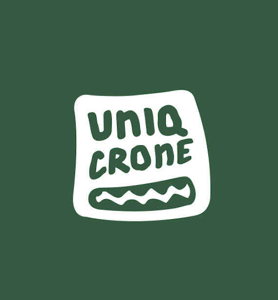 Логотип бренда uniqcrone. 