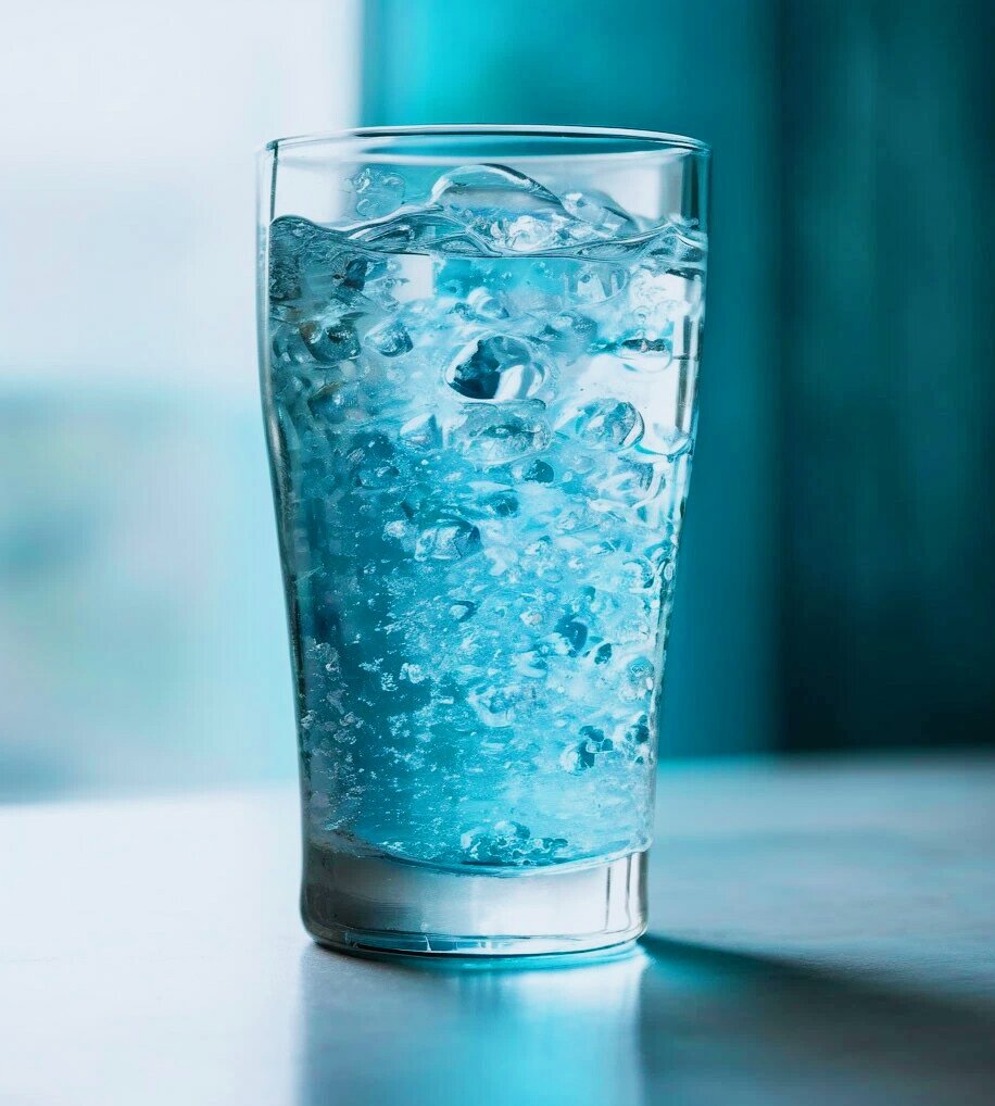 Газированная вода.