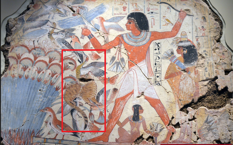 Сцена охоты с котом. 1325 год до нашей эры