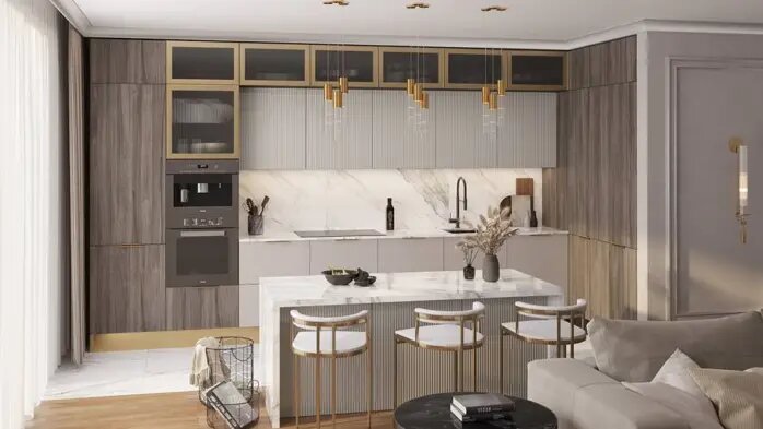 Кухня Франка-Наполи от компании Zetta