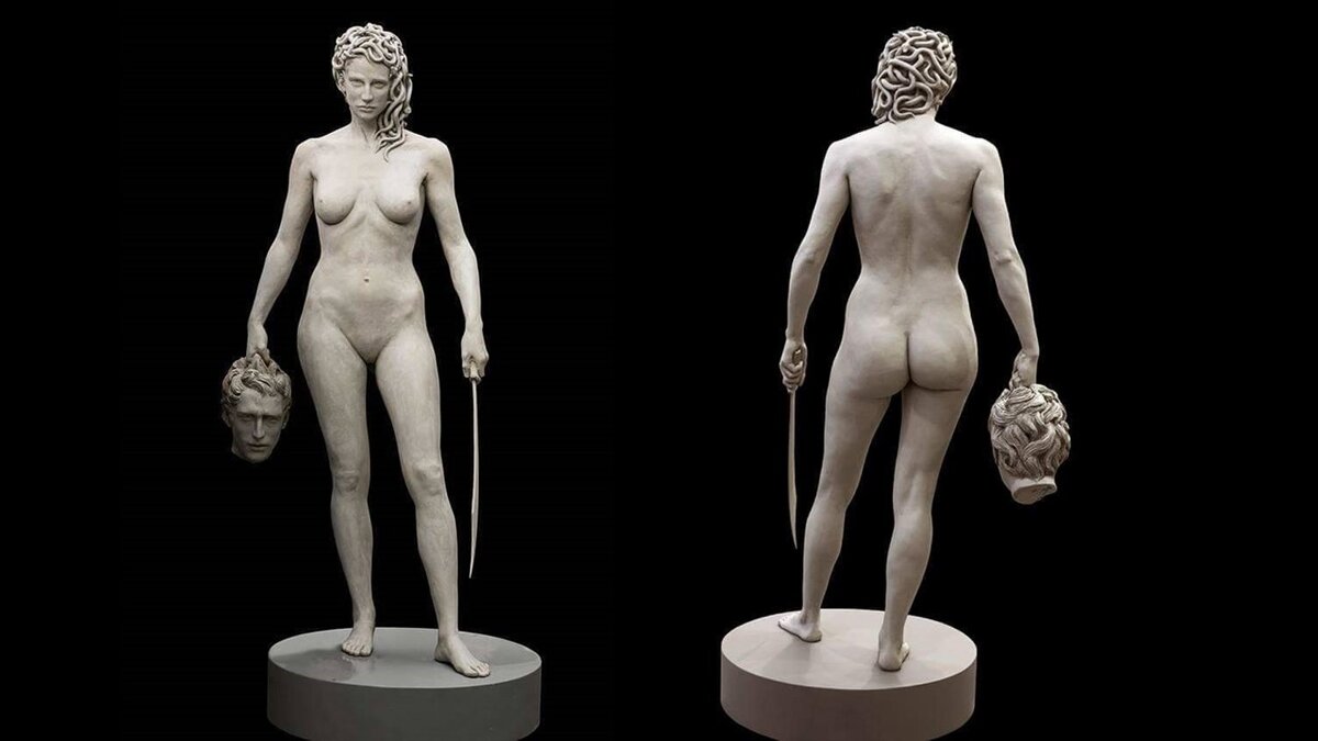 Лучано Гарбати. Медуза с головой Персея. 2008 г.