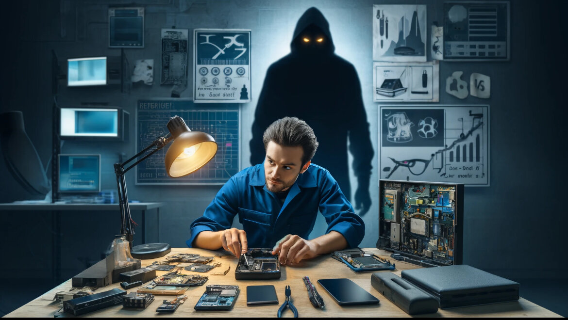 Никогда не знаешь кто стоит за спиной 