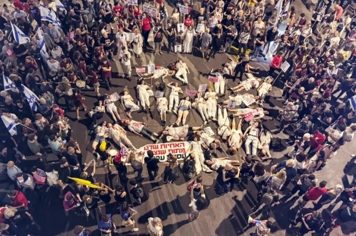    В Тель-Авиве полиция разогнала антиправительственный митинг