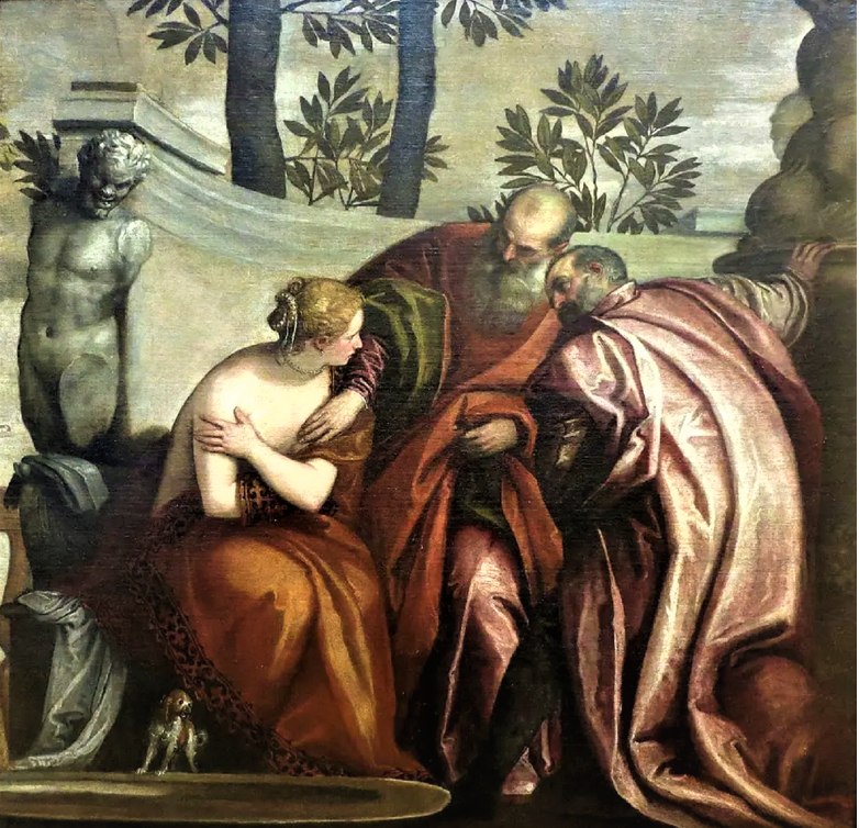 Паоло Веронезе, Суссана и старцы, 1580, Лувр, Париж 