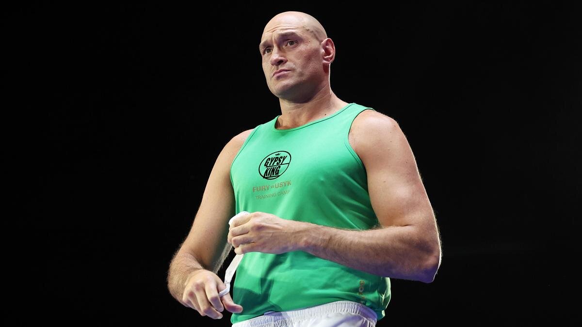    Британский боксер Тайсон Фьюри:Richard Pelham/Getty Images