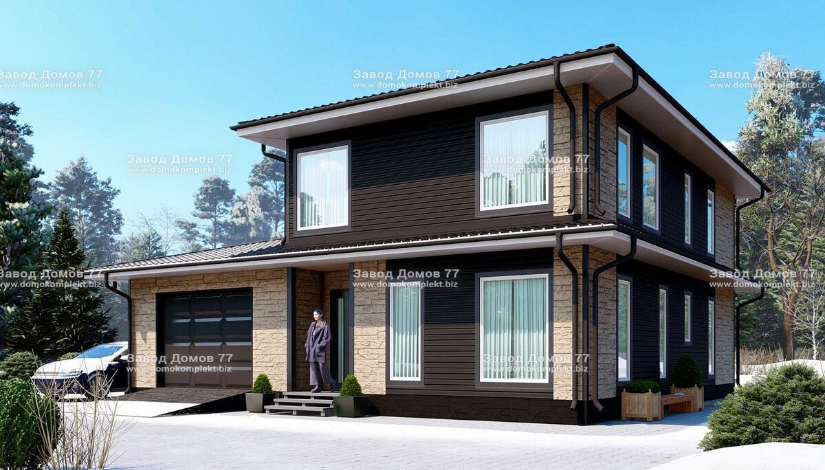 Коттедж по проекту "Битягово"