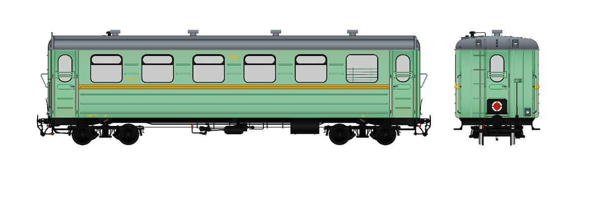 Пассажирский вагон модели 43-0011 (образца 1990 года)