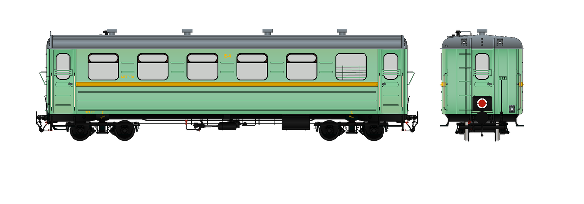 Пассажирский вагон модели 43-0011 (образца 1990 года)