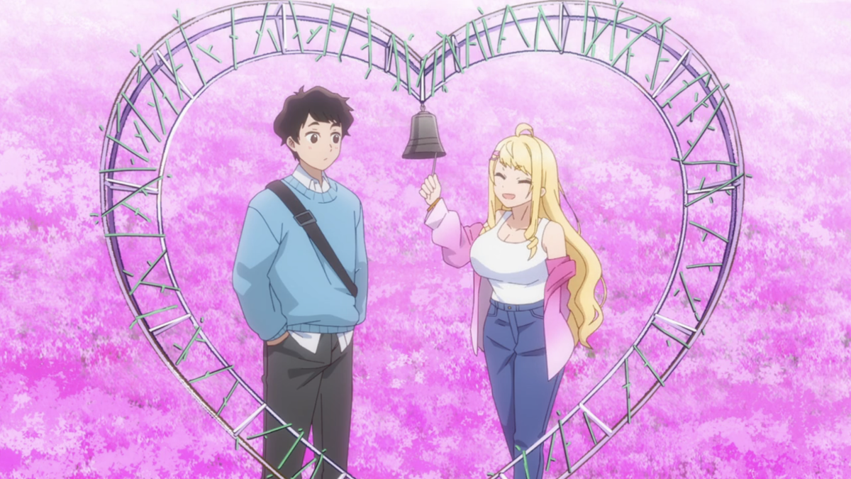 Персонажи. Их тут немного, но каждый представленный нам персонаж. И надо подчеркнуть, не второстепенный, а именно один из главных персонажей. Прописан хорошо. Если так можно выразиться. Нам раскрывают характер героини и героя, показывают нам его увлечения, что бы зритель, в какой-то мере сразу начинал для себя выбирать. Кто из девушек гяру, ему по душе. Но пожалуй самое интересное, это то, что гяру, это не совсем те гяру, что мы привыкли видеть в интеренете или даже в жизни. Как мне кажется, они не выглядят прям сто процентные гяру, в привычном нам понимании. 