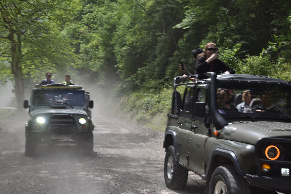 По дороге к водопадам. Абхазия